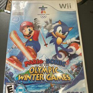 Mario & Sonic at the Olympic Winter Games (Nintendo Wii, 2009) Complete CIB